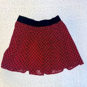 Cute floral miniskirt